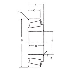 Rodamiento 32319 FBJ