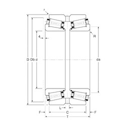 Rodamiento 323406XS/323549XGS Gamet