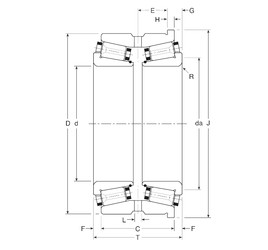 Bantalan 323406XS/323549XHS Gamet