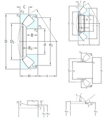 підшипник 29317E SKF