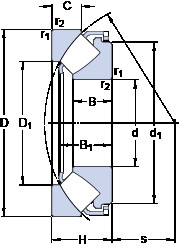 підшипник 29338 E SKF