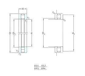 підшипник 81172M SKF