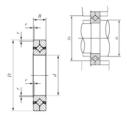 підшипник CRBC 4010 UU IKO