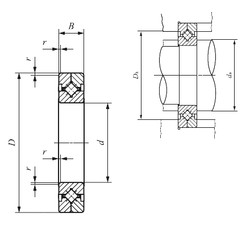 підшипник CRBC 30025 IKO