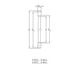 підшипник K81168M SKF