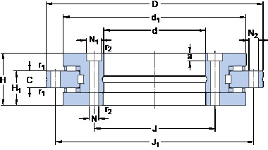 підшипник NRT 395 B SKF