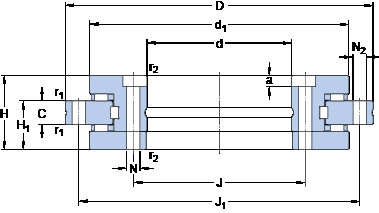 підшипник NRT 80 B SKF