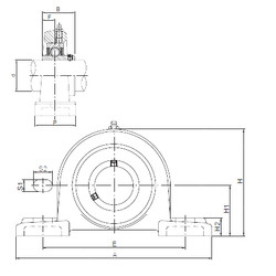 Bantalan UCPX16 ISO