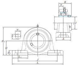 Bantalan UCPX17-55 KOYO