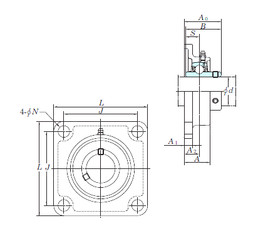 Bantalan UCSF204H1S6 KOYO