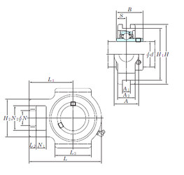 Bantalan UCST206H1S6 KOYO