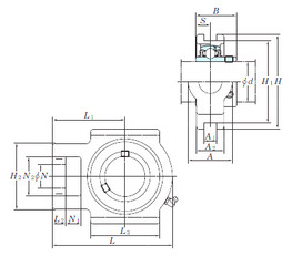 Bantalan UCT214E KOYO