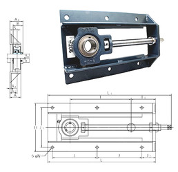 Bantalan UCTH208-300 FYH