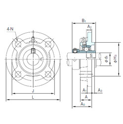 підшипник UGFC205 NACHI