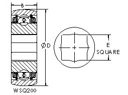 підшипник WSQ210-102 AST