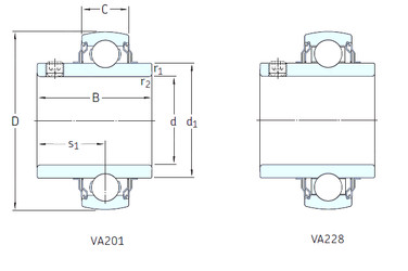 підшипник YAR214-207-2FW/VA228 SKF