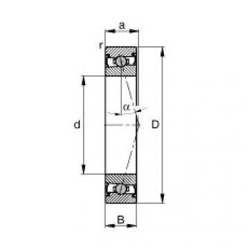 FAG Spindellager - HCS71907-C-T-P4S