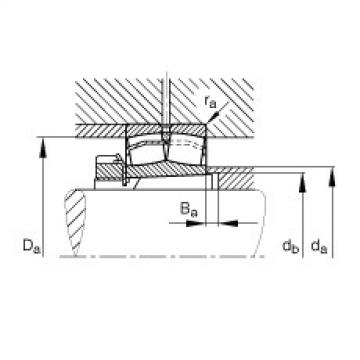 FAG Pendelrollenlager - 21307-E1-XL-K-TVPB + H307