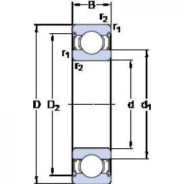 Bantalan D/W RW1-4-2Z SKF