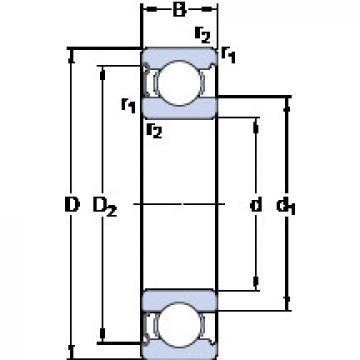 Bantalan 6018-Z SKF