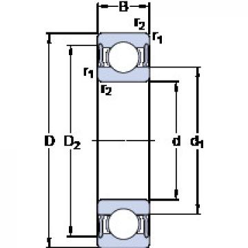 Bantalan 6313-2RS1 SKF