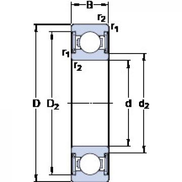 Bantalan D/W R188-2RS1 SKF