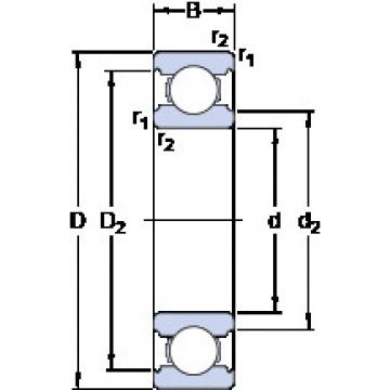 Bantalan D/W R1810 SKF