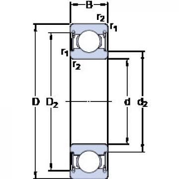 підшипник W 602 X-2ZS SKF