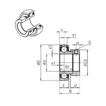 Bantalan ES206 SNR