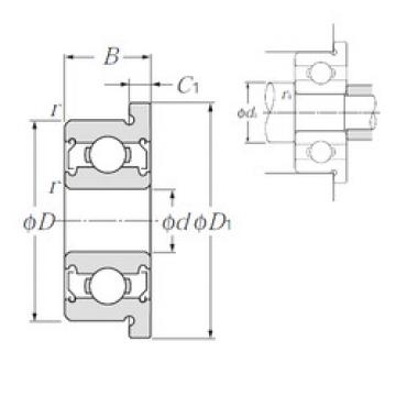 roulements FL68/1,5SSA NTN