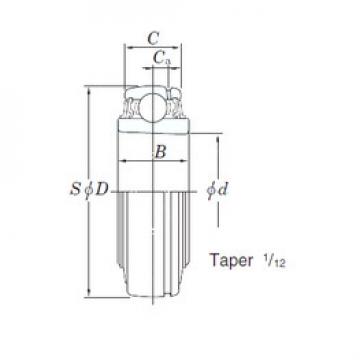 підшипник UK206 KOYO