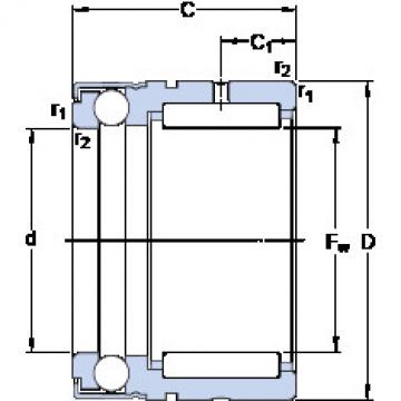 Bantalan NX 17 Z SKF