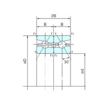 підшипник 80TAH10DB NACHI