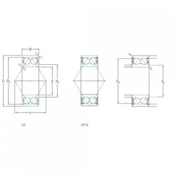 підшипник E2.3207A-2Z SKF