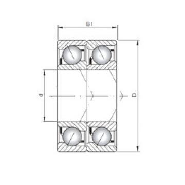 Rodamiento 7417 BDT ISO