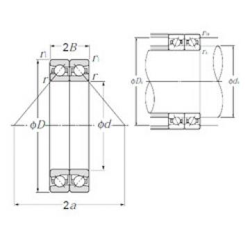 підшипник HTA036DB NTN