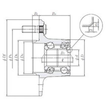 підшипник HUB199-13 NTN