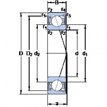 roulements S71922 CD/HCP4A SKF