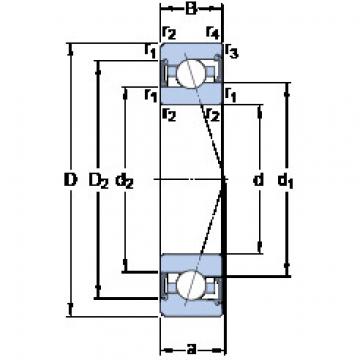 підшипник S7000 CE/P4A SKF