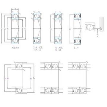 roulements S71922 ACD/P4A SKF