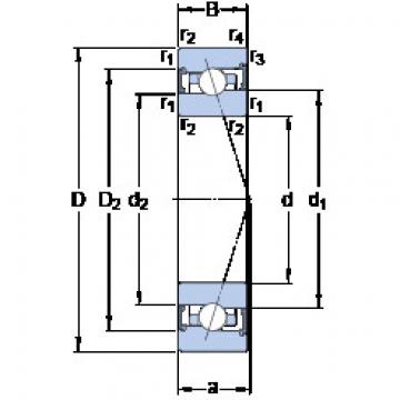 підшипник S7006 ACB/P4A SKF