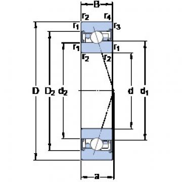 підшипник S7010 FW/HC SKF