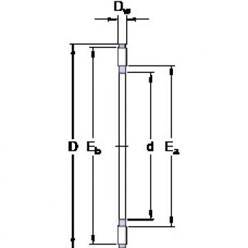 підшипник AXK 110145 SKF