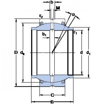 ตลับลูกปืน GEZM 204 ES-2LS SKF