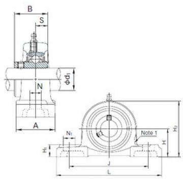 Bantalan UCPX17 NACHI