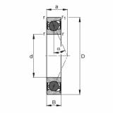 FAG Spindellager - HCB71906-E-2RSD-T-P4S