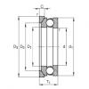 FAG Axial-Rillenkugellager - 53206 + U206 #1 small image