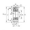 FAG Axial-Schr&auml;gkugellager - ZKLF30100-2RS-XL #1 small image