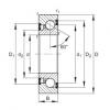 FAG Axial-Schr&auml;gkugellager - BSB3062-2Z-SU #1 small image