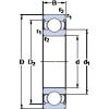 المحامل 61803-2Z SKF #1 small image